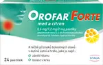OROFAR Forte med a citron 24 pastilek