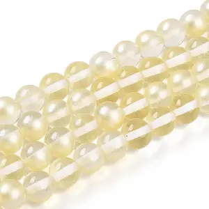 Baking Paint Transparent Glass Beads