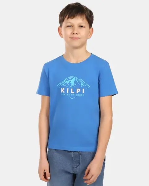 Chlapecké bavlněné tričko kilpi albion-jb modrá 158