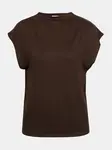 Tmavohnedé dámske tričko ORSAY