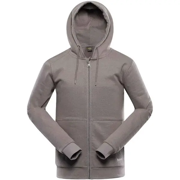 NAX REDAN Pánska športová mikina, sivá, veľkosť