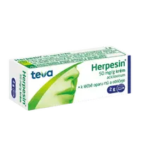 HERPESIN 5% krém dermální krém 2 g