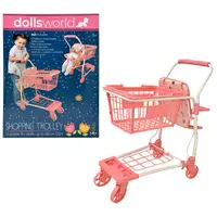Dolls World - Nákupní vozík se sedačkou pro panenku 56 cm