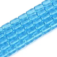 Transparent Glass Beads Strands