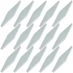 20Pcs PVC Sponge Silver Polishing Strips