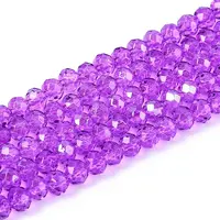 Baking Paint Glass Beads Strands