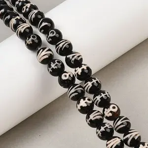 Tibetan Style dZi Beads Strands