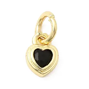 Brass Cubic Zirconia Charms