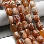 Natural Dragon Veins Agate Beads Strands