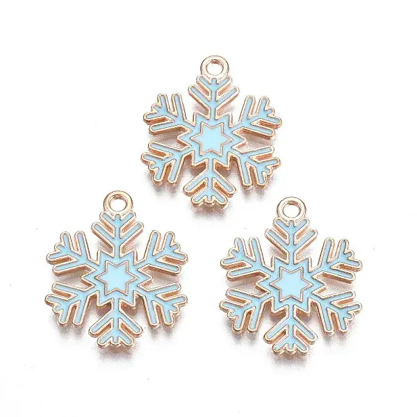 Christmas Style Alloy Enamel Pendants