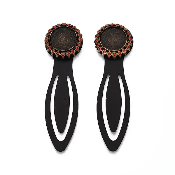 Alloy & Iron Bookmark Cabochon Settings