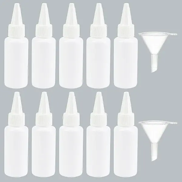 10Pcs Plastic Applicator Bottle