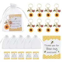 30Pcs Alloy Enamel Keychains