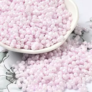 Opaque Colours Luster Glass Seed Beads
