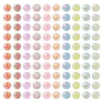 10 Colors Baking Painted Crackle Glass Bead Strands
