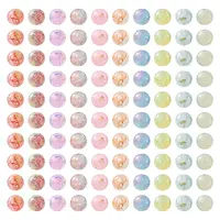10 Colors Baking Painted Crackle Glass Bead Strands