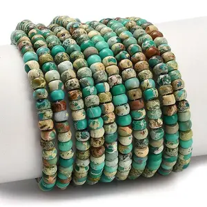 Dyed Natural Imperial Jasper Beads Strands