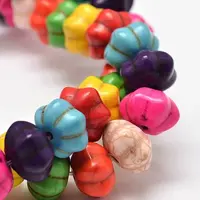 Dyed Synthetic Turquoise Bead Strands