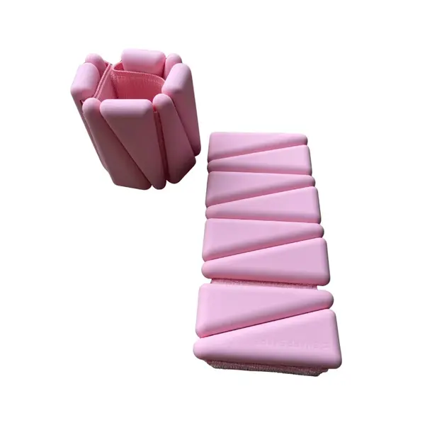 SharpShape Silikonové závaží 2X1 kg růžová