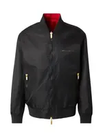 ARMANI EXCHANGE Prechodná bunda  zlatá / červená / čierna