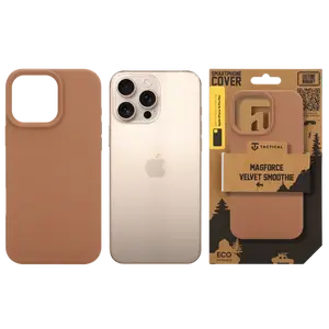 Zadní kryt Tactical MagForce Velvet Smoothie pro Apple iPhone 16 Pro Max, mocha mousse