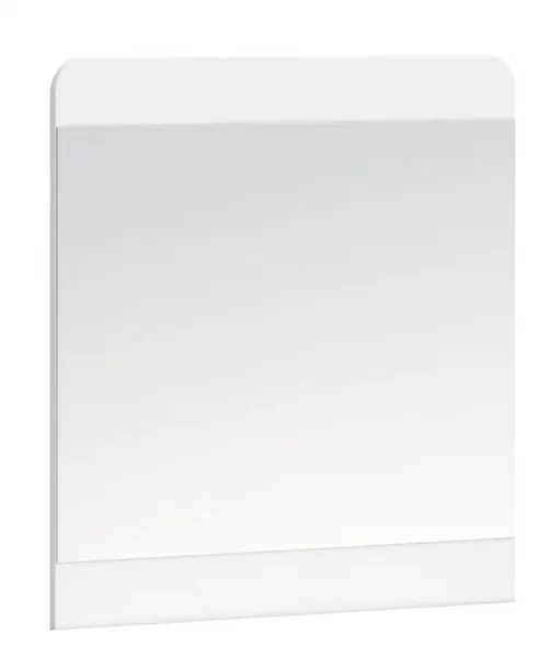 Zrkadlo na šuplíkovú komodu vendella - biela