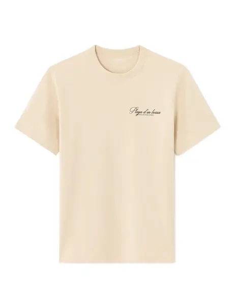 Béžové unisex tričko