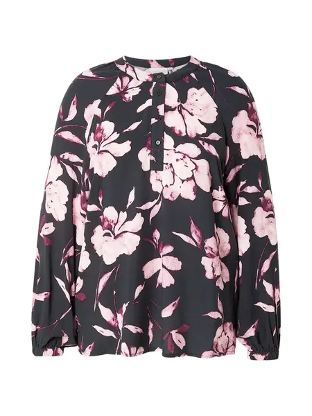 ONLY Carmakoma Blúzka 'CARLinka'  ružová / čierna / biela