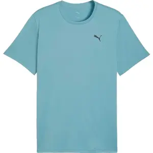 Puma M TAD ESSENTIALS SOLID CAT TEE Pánské triko, světle modrá, velikost