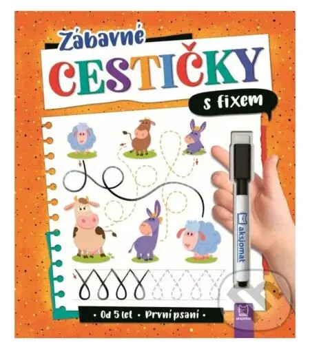 Zábavné cestičky s fixem - Anna Podgórska - kniha z kategorie Úkoly pro děti