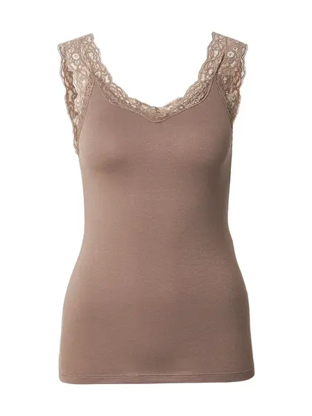 PIECES Top 'PCBARBERA'  kapučíno