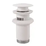 Výpusť k umývadlu 5/4 RAV SLEZÁK biela matná mosadz MD0484BMAT