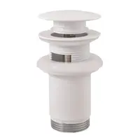 Výpusť k umývadlu 5/4 RAV SLEZÁK biela matná mosadz MD0484BMAT