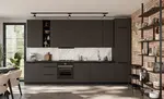 Kuchyňská linka 390 cm Aria 2 - Černá + GR Graphite AFM