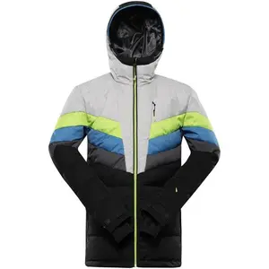 ALPINE PRO FEEDR Pánska lyžiarska bunda, čierna, veľkosť