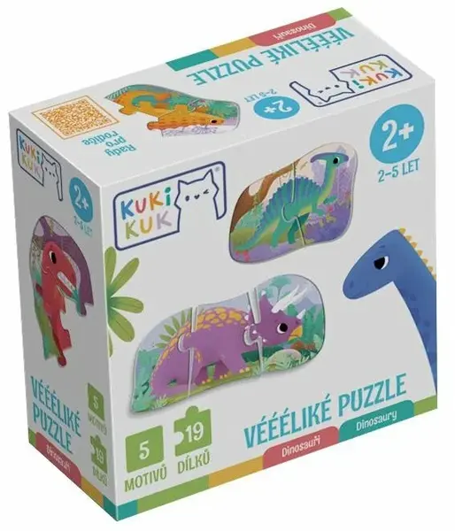 KukiKuk® KukiKuk -  Véééliké puzzle Dinosauři