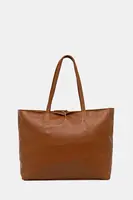 Kožená kabelka Answear.LAB hnědá barva