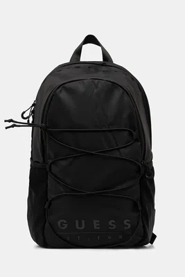 Batoh Guess SONDRIO pánský, černá barva, velký, s potiskem, HMSOWU P5330