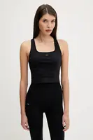 Top Pangaia Plant-Stretch Ribbed Tank Top černá barva, 10002425
