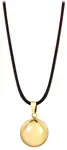 MUMMY BELL Pozlacený náhrdelník Rolnička AZ20