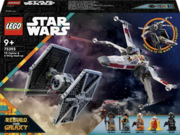 Stíhačka TIE a X-wing – kombinovaná stavebnice - Star Wars (75393)