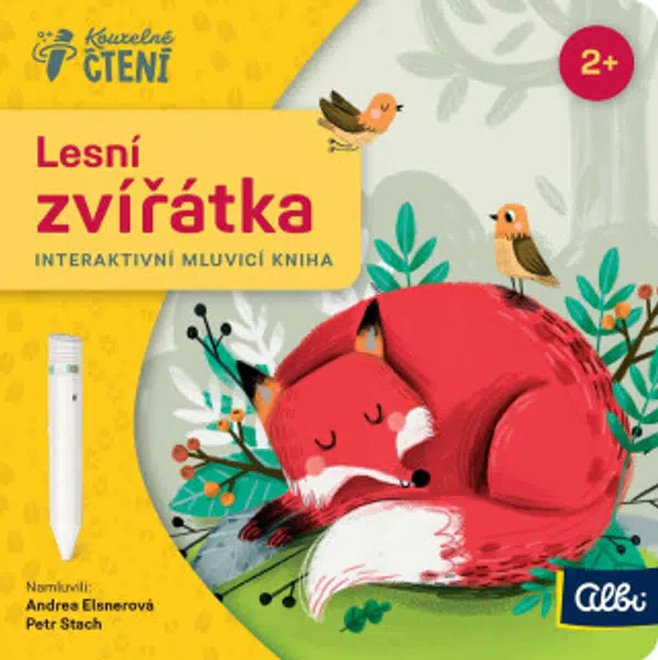 Minikniha pro nejmenší - Lesní zvířátka - Kouzelné čtení Albi