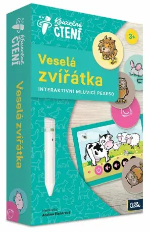 Pexeso Veselá zvířátka - Kouzelné čtení Albi