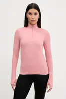Tričko s dlouhým rukávem Pangaia Plant-Stretch Zipped Long Sleeve Top