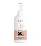 NAIF Ochranný sprej na opalování pro děti a miminka bez parfemace SPF50 100 ml