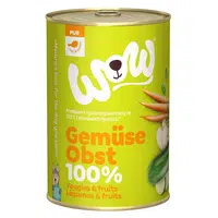 WOW Zelenina a ovoce PUR konzerva pro psy 400 g