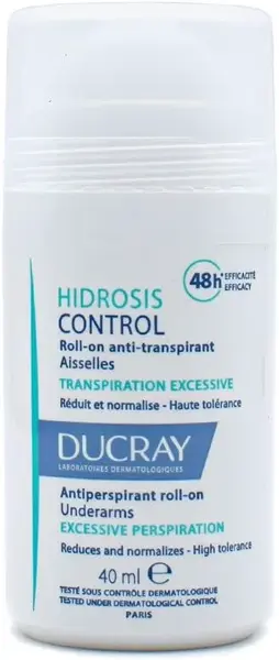 Ducray Kuličkový antiperspirant Hidrosis Control (Anti-Perspirant Roll-On) 40 ml