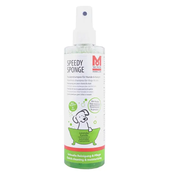 Suchý šampon pro psy a kočky Moser Speedy Sponge - 250 ml (2999-7620) + dárek zdarma