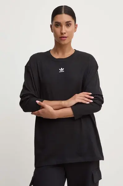 Bavlněné tričko s dlouhým rukávem adidas Originals Essential