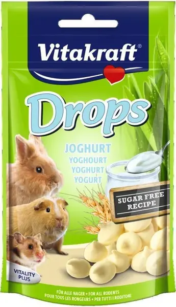 Vitakraft Drops sousto za odměnu s jogurtem 75 g